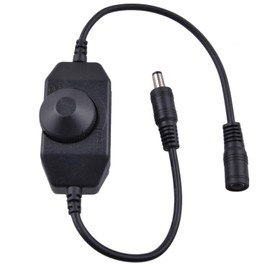 JUNWEN LED Dimmer Switch 12V Dimmable Strip Lights Brightness Controller DC for SMD 2835 3528 5050 5630 Single Color LED Strip
