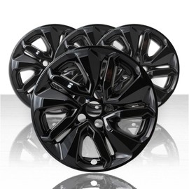 Auto Reflections Set of 4 17" Wheel Skins for Honda Accord LX 2018-2021 - Gloss Black