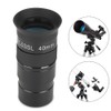 Black Metal 40mm 1.25inch Multilayer Wideband Coating Monocular Eyepiece for