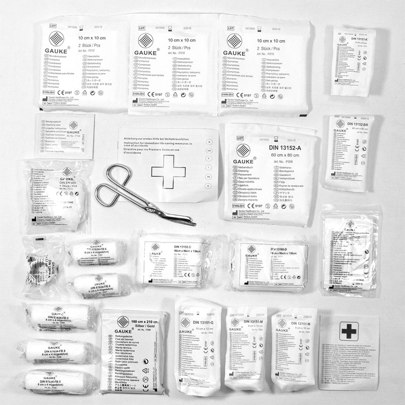Sakura DIN First Aid Kit SS5418 - Zipped Bag, Comprehensive
