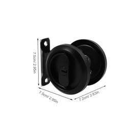 Mipcase Invisible Door Lock Smart Gate Latch for Bathroom Bedroom Kitchen Durable Handle Easy Install Lock Door