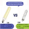 New Upgrade -E11 led Bulb,125 LEDs 100W 120W Halogen Bulbs