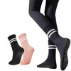 Yoga Pilates Socks with Grips for Women, Non Slip Yoga