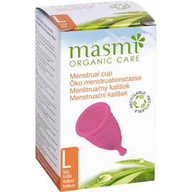 MASMI NATURAL COTTON Öko Menstruationstassen, Größe L