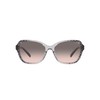 Coach HC8349U Universal Fit Sunglasses, Grey Gradient Signature C/Grey Pink