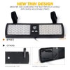 Xprite White Green 48LED Visor Strobe Flashing Lights Interior Windshield