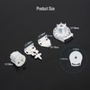 HUIYEETEX Rollease RB360 Roller Shade Bracket Set, 1 Pair R-Series