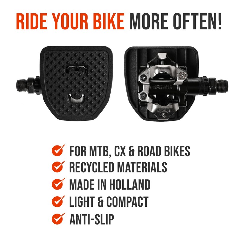 PP Pedal Plate | SPDX | Adapter Compatible with Shimano