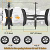 Lezcufer Camper Wheel Chock Stabilizer 2 Sets for RV Travel
