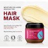 Mascarilla de colágeno de manteca de karité para el cabello,