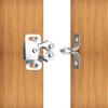 6pcs Double Roller Catch Cupboard Cabinet Door Latch,Twin Roller for