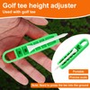 Lyreh Golf Tee Height Adjuster, 6 Settings Plastcic Precision Adjustments