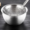 Colander Spoon 3mm Aperture 304 Stainless Steel Fine Filter Comfortable