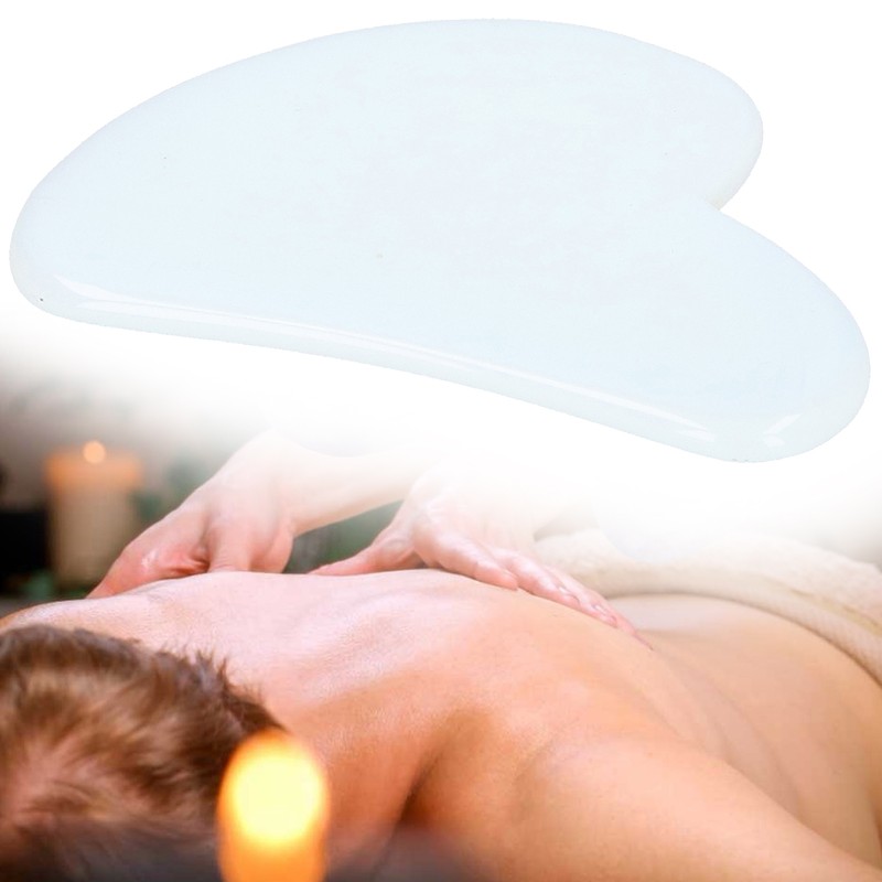 Scraping Plate Scraper Massager HeartShaped Board for Face Shoulder Leg