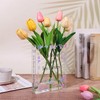 HAOWANWW Acrylic Book Vase Book Shaped Vase Clear Book Vase