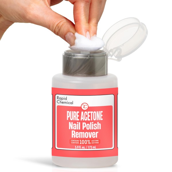 Pure Acetone 100 Percent Nail Polish Remover and Gel Nail
