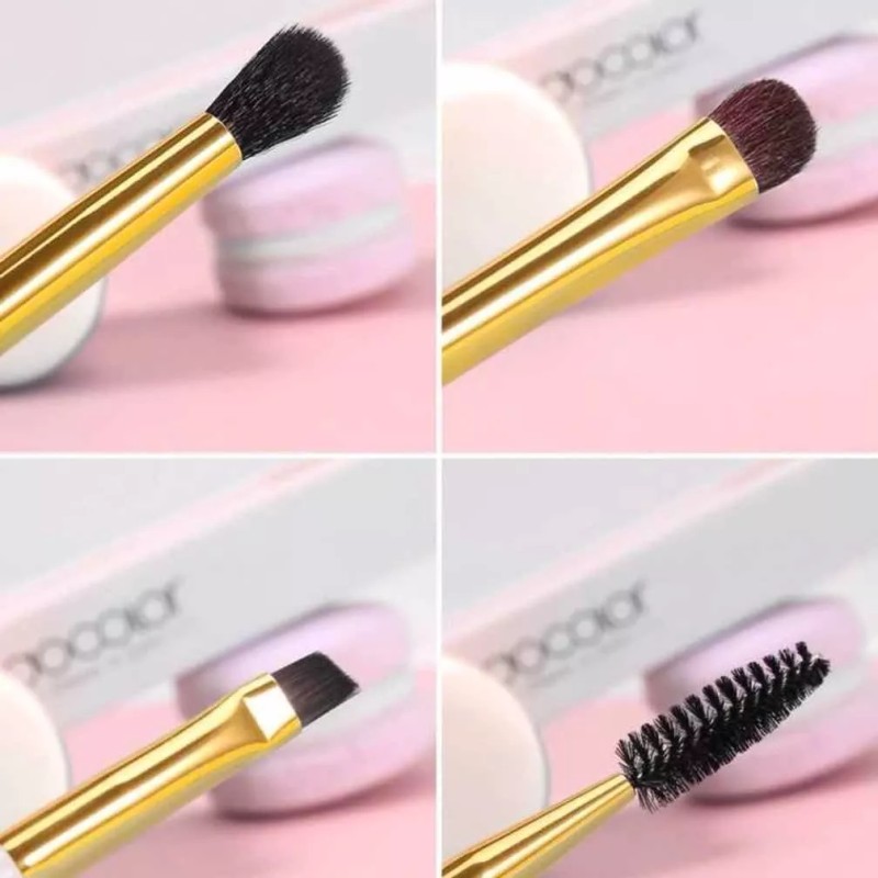Docolor Kit De Brochas Para Cejas Y Párpado 100% Docolor