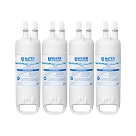 Waterspecialist EDR1RXD1 Water Filter Replacement for W10295370A, Everydrop® Filter 1, EDR1RXD1B, P8RFWB2L, P4RFWB, Kenmore® 46-9081, 46-9930, WS638 Refrigerator Water Filter, 4 Filters