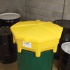PIG Poly Drum Funnel | Hinged Lid | for 55