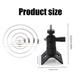 Camera Wall Mount Camera Pole Mounting Bracket Ring Mount Surveillance Camera Mount Ring Wall Mount Camera Mount 360 Degree Adjustable for Arlo/Wyze/Eufycam Outdoor Cameras