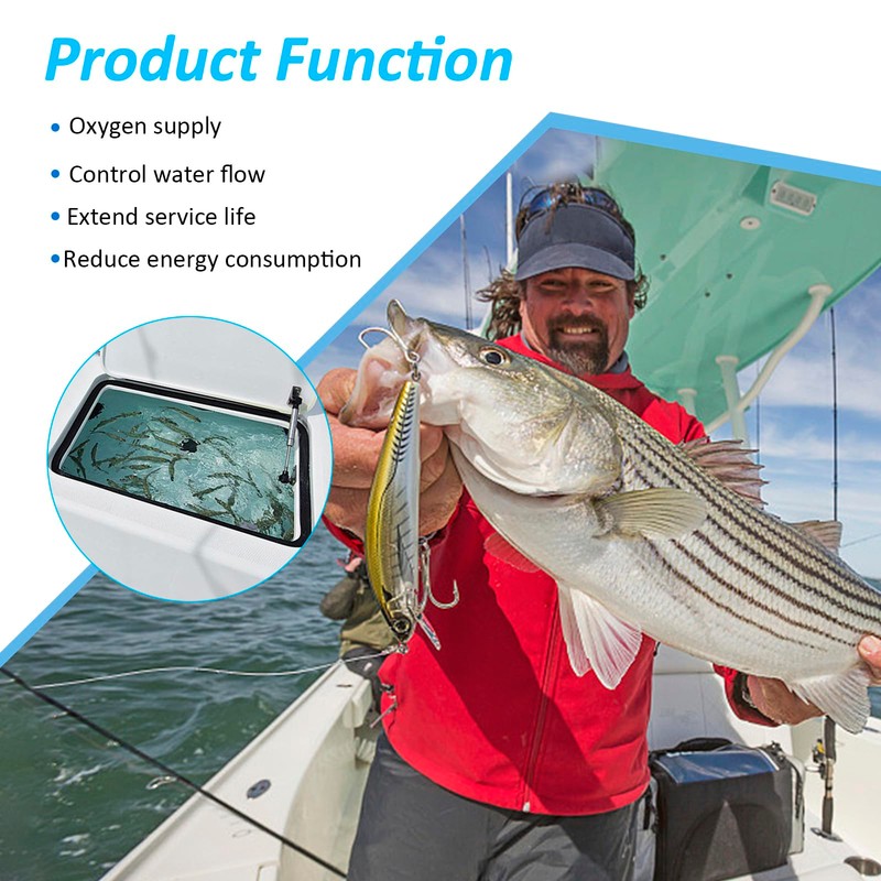 Livewell Timer Switch, Briidea Aerator Timer with Intelligent Timing Control,