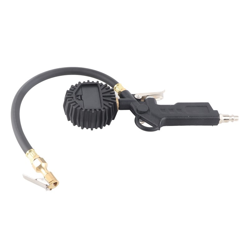 LCD Tire Inflator with Digital Pressure Gauge 1/4in NPT Quick