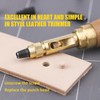 Manual Leather Puncher, Portable Leather Belt Punch Tool with 6