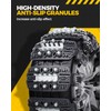 KYX Tire Chains for Car/SUV/Pickup Truks, Adjustable Universal Emergency Snow