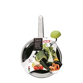 IBILI" Clasica Food Mill Set with 3 Sieves, Stainless Steel Silver, 20 x 9 x 8 cm