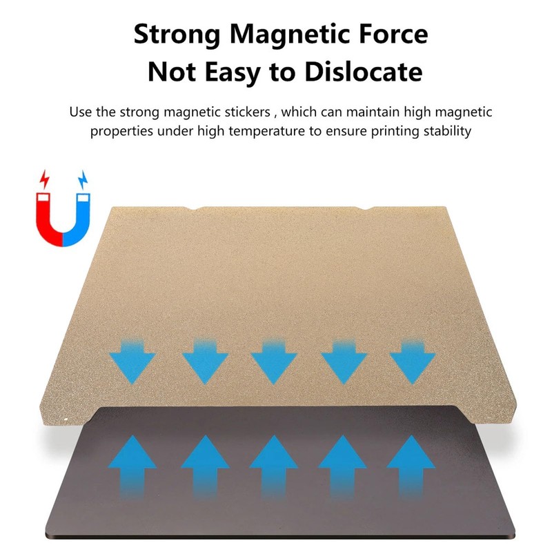 Texture PEI Sheet 235x235mm, 2 Sided Printing Build Plate, Flexible