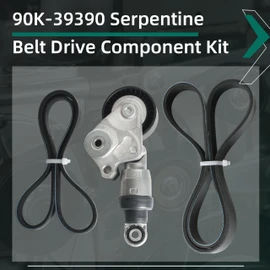Riyhch 90K-39390 Serpentine Belt Drive Component Kit for Mazda 3/6/CX-3/CX-5/CX-9/MX-5 Miata,2012-2021,2.0L,2.3L,2.5L,OE K060380 6PK965 6K380 4060380 5060380 39390 49858 89710 999630 999630A