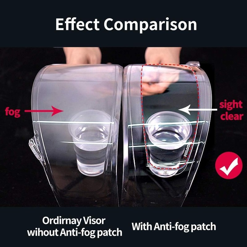 VCOROS Anti-Fog Shield Insert for HJ-26 Helmet Shield for RPHA11/RPHA