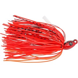Grass Hero Jig - Color: Flamin' Hot, Weight: 1/4 oz