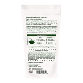 SUGIMOTO TEA Japanese Kukicha Stem Green Tea Loose Leaf 3.0 oz (86 g) Pack of 1