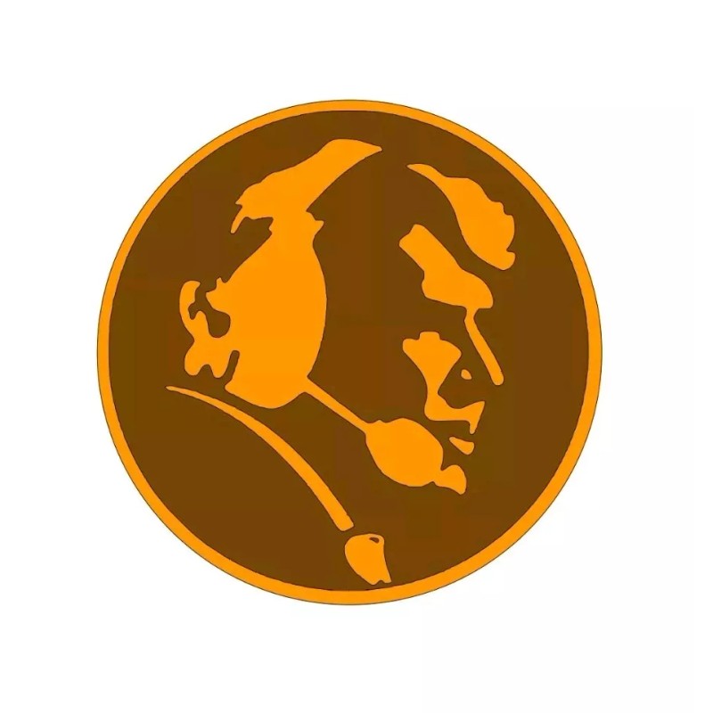 Trading Decals John Madden Thanksgiving Cuztom Logo Vinyl Decal Multi