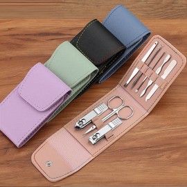 8-piece nail clipper set, foot nail care, toenail clipper set, nail care set Mint/onesize