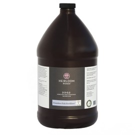 Heirloom Roses Founder’s Fish Fertilizer - All Natural Plant Food for Plants, Natural Liquid Emulsion Fertilizer, One Gallon Garden Fertilizers for Rose Flower and Tomato Outdoor Gardening
