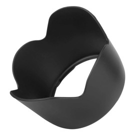 Parasol para Objetivo Montura de Cámara Et-60Ii - Parasol para Objetivo Fotográfico - Reemplazo para Lente 75-300 mmf/4-5.6III USM/EF-S 55-250 mm IS(Negro)