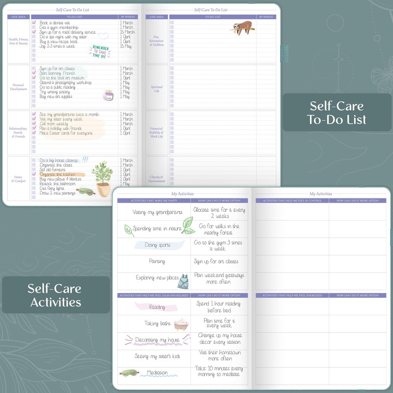 Legend Self-Care Journal – Guided Daily Reflection Journal to Support