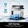 EUHOMY Ice Maker Countertop, 9 Cubes Ready in 6 Mins,