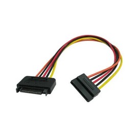 12" 15-Pin Computer SATA Male to Female Power Extension Adapter Cable