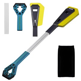 JAWAI Car Ice Scraper, Car Snow Brush, Ice Scraper Car with Broom, Ice Scraper with Broom, Removable Ice Scraper, Removable Snow Brush Car, Removable for Snow Removal of Vehicle Surfaces