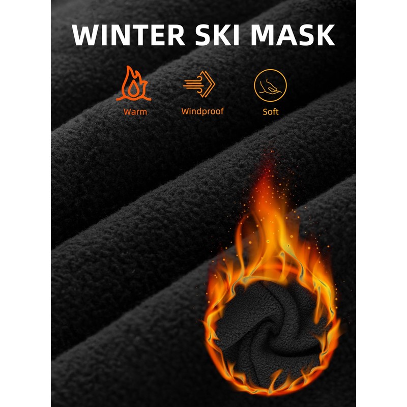 ROCKBROS Ski Mask Balaclava Winter Mask for Men Baclava Cold