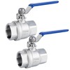 SKLSSVF 2 Inch NPT Ball Valve 2 Pack, Female to