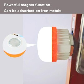 Rechargeable Camping Lantern Collapsible 100W Light Portable Hanging Magnetic Magnet High Light Brightness with Led USB Retractable Tent Hiking Outdoor Emergency Lamp 2 Set