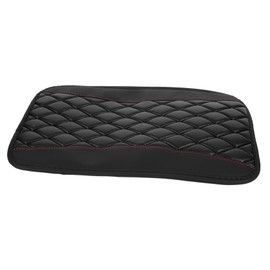 ABOOFAN Car Center Armrest Cover PU Leather Slip Pad Easy to Clean Durable Protection for Suv Truck Interior Accessories Black