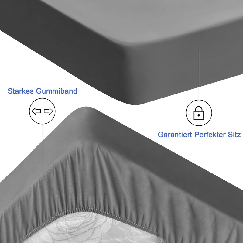 Waterproof Mattress Protector, Fitted Sheet, Breathable, Waterproof Mattress Cover, Moisture