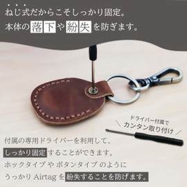 Kaaipee Genuine Leather Key Chain Can Store Coin Coin Stylish Key Ring Coin Case, dark brown