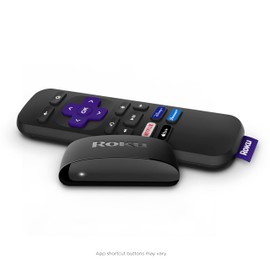 Roku Express HD Streaming Media Player, Black (Renewed)
