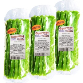 Green Apple Licorice Twist 3-1lb Bags (3 Pack) (NET WT 48 OZ) Gourmet Kruise Signature Gifts